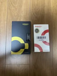 NIMASO iPhone 14用クリアマットケースと黒縁ガラスフィルム×１枚