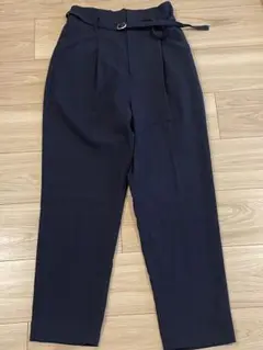 VIS パンツ　オフィスカジュアル Sサイズ　ネイビー