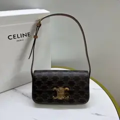 CELINE ブラウン ショルダーバッグ