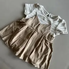 mamaraku 110cm ビスチェ風 2枚重ねTシャツ