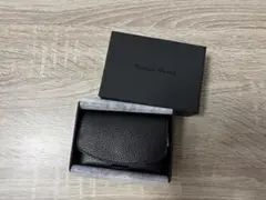 [未使用] Maison Sbond コンパクト財布 黒