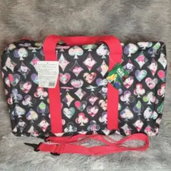 【美品✨　タグ付き】不思議の国のアリス　ビックボストンバック　ディズニー