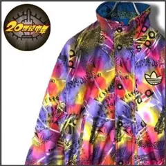 人気!90s アディダス ナイロンリバーシブルブルゾン ビンテージ