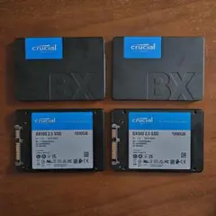 4本セット Crucial BX500 1TB SSD