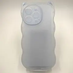 ☘️大特価☘️猫耳　デザイン iPhone 14 Pro ケース 可愛い　ブルー