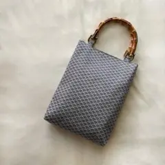 【匿名配送】 バンブー 手提げバッグ 祭り用品 普段使いにも ハンドメイド