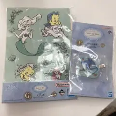 Disney 一番くじ　ステッカーandヘアチャーム