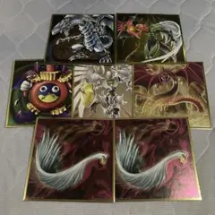 遊戯王　一番くじ　メタリック色紙　６種類　７点セット　まとめ売り