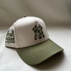 keep out fake love ヤンキース グリーン キャップ