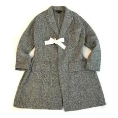 2012AW COMME des GARCONS 二次元平面ツイードビッグコート