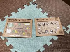irodo 文房具モチーフ ステッカー 2+5セット お文具引退品
