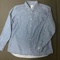 GAP ギャップ　ロングスリーブレギュラーシャツ　総柄