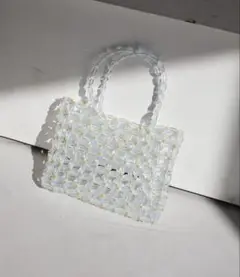 Heather ビーズハンドバッグ
