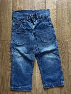 40s 50s vintage デニム　ペインターパンツ　股リベ　大戦　キッズ
