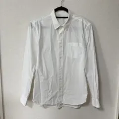 無印良品 メンズ　ワイシャツ　L　白　ホワイト　カッターシャツ　MUJI