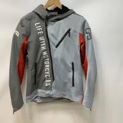 56design フード付きメッシュジャケット グレー レディースM 中古 56design フード付きメッシュジャケット グレー レディースM