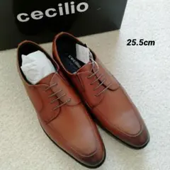 cecilio ドレスシューズ 25.5cm ブラウン