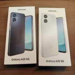 Samsung Galaxy A25 5G ブラック ライトブルー 64GB２台