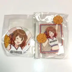 学マス コトブキヤくじ 花海佑芽 缶バッジ アクリルスタンドキーホルダー セット