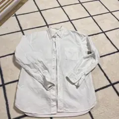 ホワイト ボタンアップシャツ Sサイズ