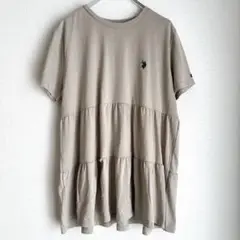 U.S. POLO ASSN◆3L 大きいサイズ　ティアードTシャツ　半袖