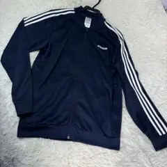 希少サイズ✨ 新品 adidas ジャージ トラックジャケット ネイビー 2XL