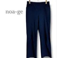 noa-ge ノアジェ　ストレッチパンツ　XL 黒　レギパン　薄手　ウエストゴム