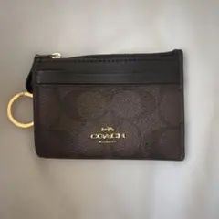 COACH ダークブラウン カードケース