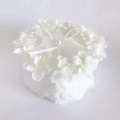 花冠ホワイトリングピロー