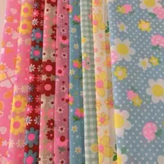 ピンクス 生地9枚セット①
