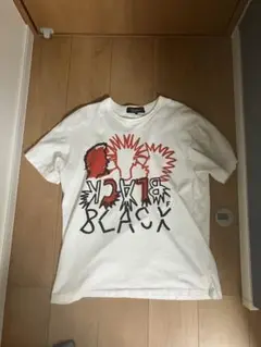 BLACK コムデギャルソンXL グラフィックTシャツ ホワイト完全正規品
