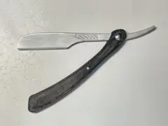 理容 FEATHER 替刃式カミソリ 木目柄