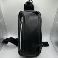 MUSEUM ミュージアム ボディバッグ 合皮 MSU-619 ブラック