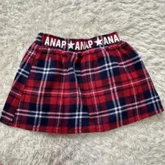 ANAP チェック柄ミニスカート