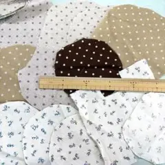 同梱¥0 綿麻ハギレ