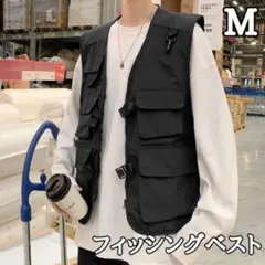 〇人気　フィッシングベスト　多機能ベスト　韓国　釣り　M　10107901060