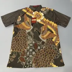 KARUNIA バティック柄 半袖シャツ S