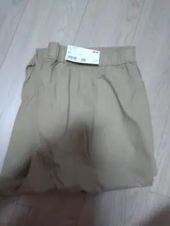 新品タグあり！コットンリラックスアンクルパンツ 3XLベージュ