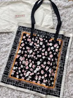 MARNI フラワープリントエコバッグ 22C バンダナトート MARNI フラワープリントエコバッグ 22C バンダナトート
