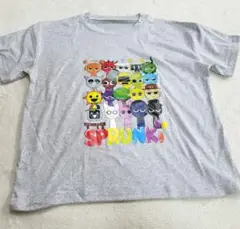 ①グレー スプランキーTシャツ 半袖
