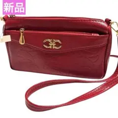【新品未使用】ミニショルダー(レッド) ポシェット