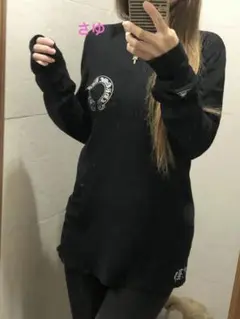 クロムハーツ ロングTシャツ ロンT バックプリント ニット