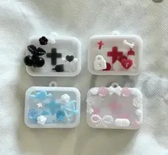 #0180シリコンモールド　薬箱　注射器　シェイカー　シャカシャカ　レジン