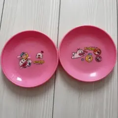 オバケのQ太郎 オバＱ プラスチック皿 レトロ ２枚セット