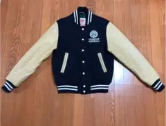 フランクリンマーシャル スタジャン 美品 ネイビー×ベージュ 裏地グリーン