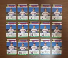 タカラ プロ野球ゲームカード 30枚 89年度⑨ ロッテ