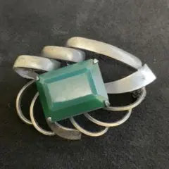 マットカラーブローチ　ヴィンテージ