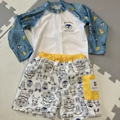 モンポケ　ポケモン ラッシュガード　スイムパンツ ピカチュウ　ポッチャマ　90