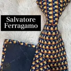 Salvatore Ferragamo ネクタイ ビジネスパーティーN-0655