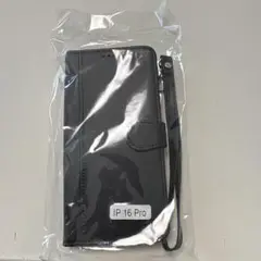 iPhone 16 Pro 手帳型ケース ブラック